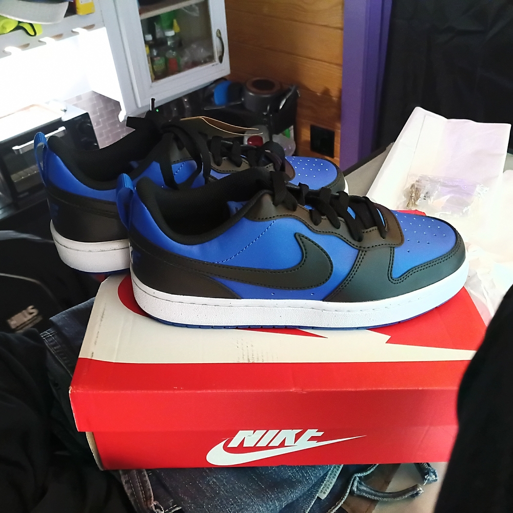 Nike Blue and Black Sneakers